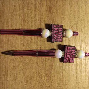 I match energy beaded pen